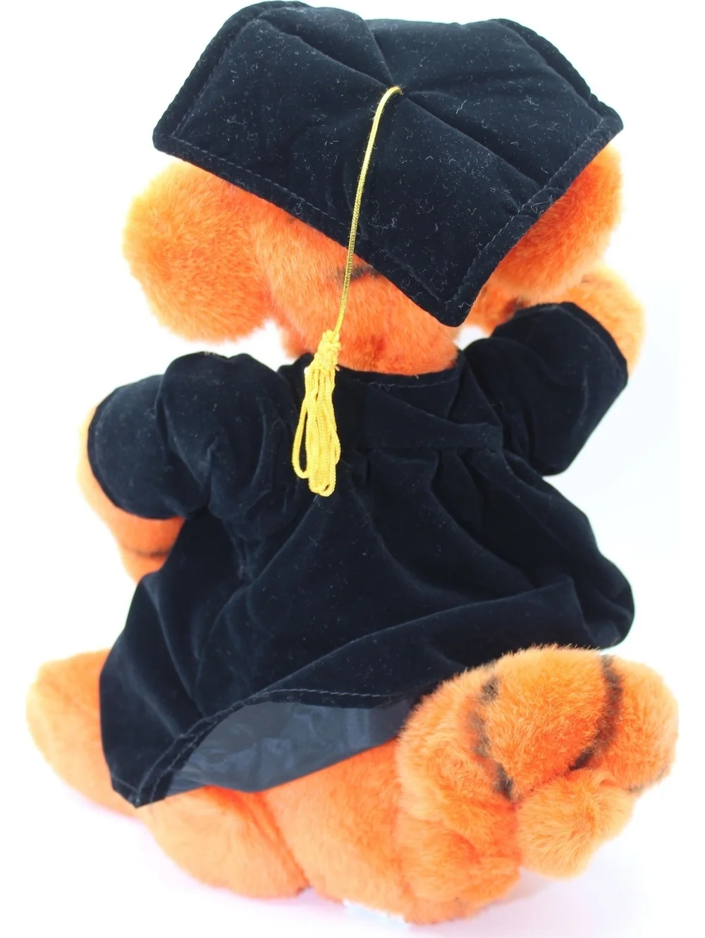 VTG Disney Winnie the Pooh Tigger Graduation Cap & Gown Plush Animal Stuffed 13